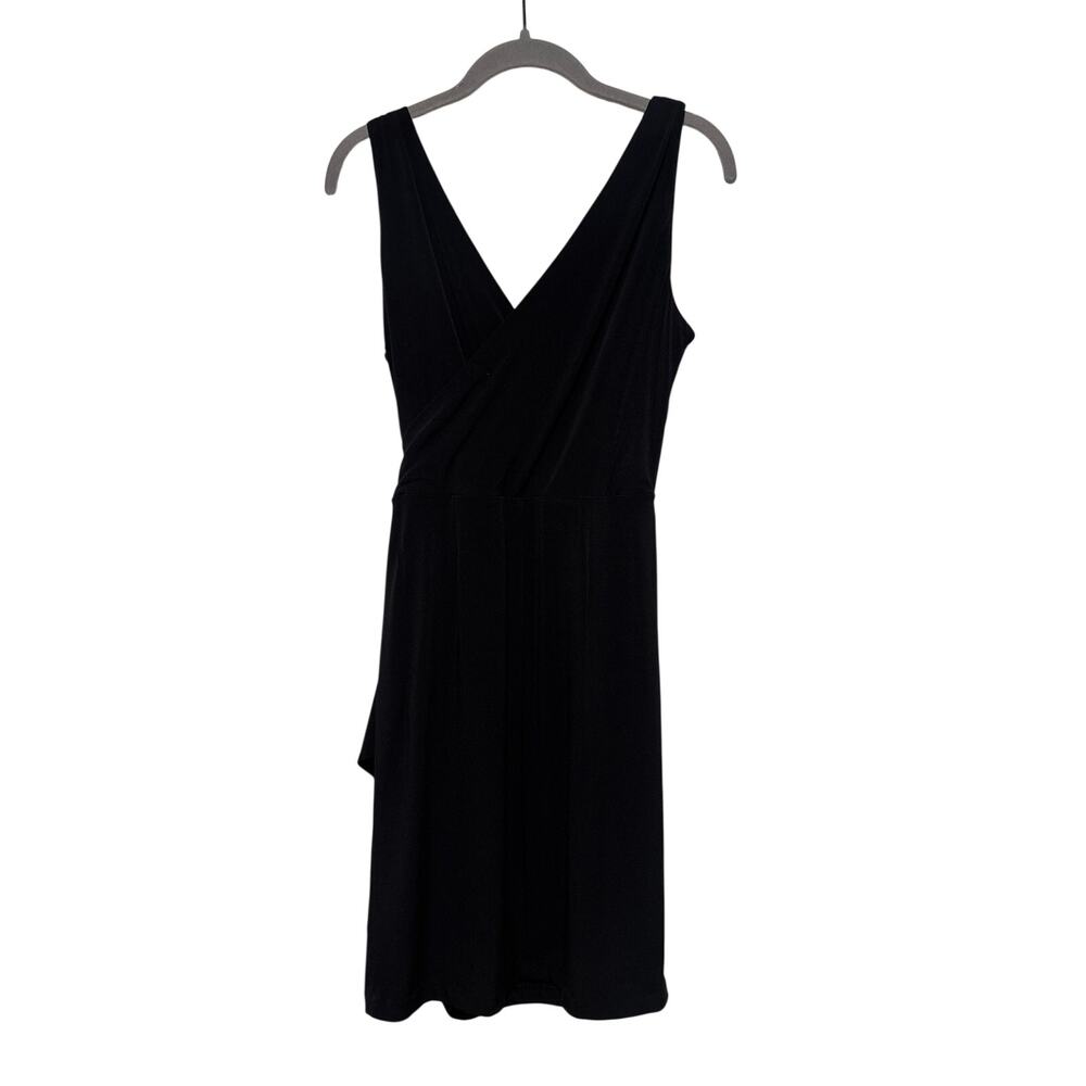 Calvin Klein Women's Black Beaded Ruched Cocktail Dress Size 4 - Picture 8 of 8